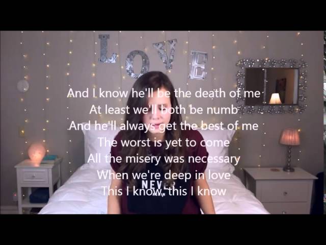 The Weeknd - Can´t Feel My Face (Cover by Tiffany Alvord) lyrics