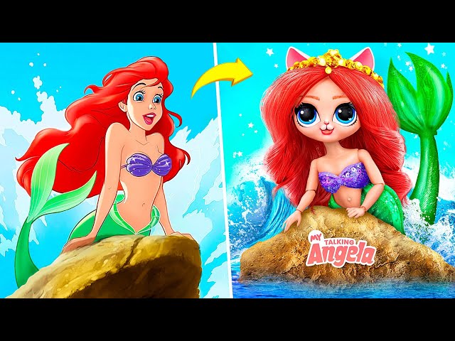 My Talking Angela Is a Mermaid / 30 DIYs for LOL OMG