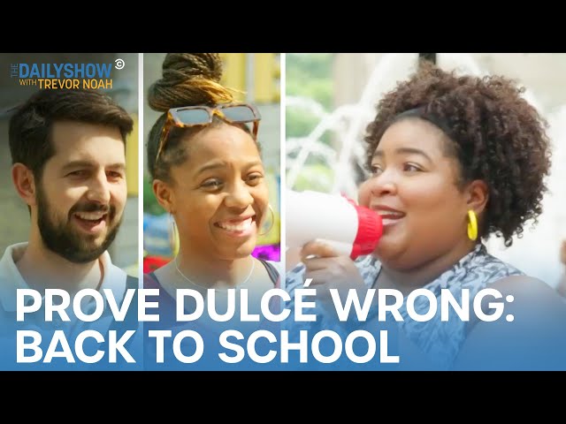 Dulcé Sloan Debates New Yorkers on Back-to-School Opinions | The Daily Show