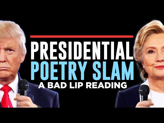"PRESIDENTIAL POETRY SLAM" — A Bad Lip Reading of the Second Presidential Debate