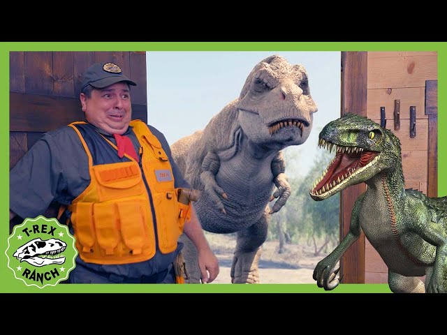 RAPTOR In The CLOSET! - NEW - T-Rex Ranch Dinosaur Videos
