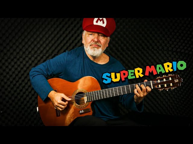 Super Mario on Guitar - Mario Bros no Violão Solo - Igor Presnyakov