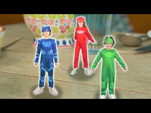 PJ Masks in Real Life 🌟 Tiny Catboy 🌟 Romeo Shrinks The Heroes | PJ Masks Official