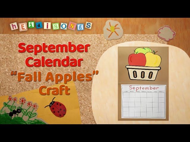 September Calendar - Crafts with Miss Kim