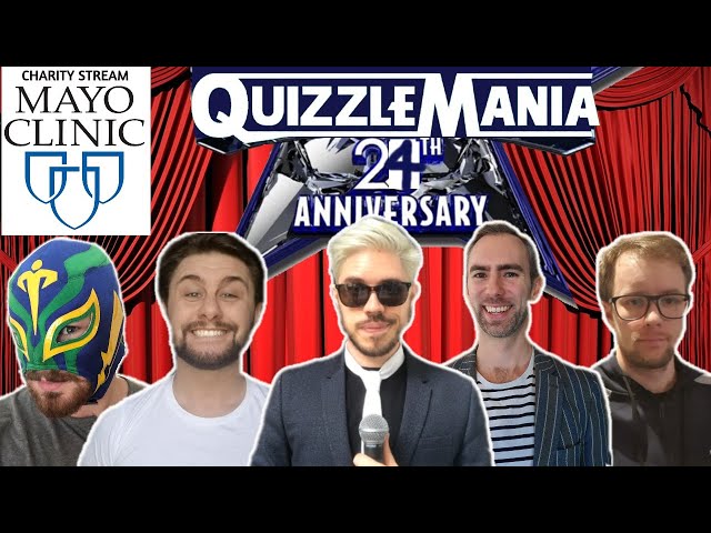 QuizzleMania 25 - Charity Stream for The Mayo Clinic