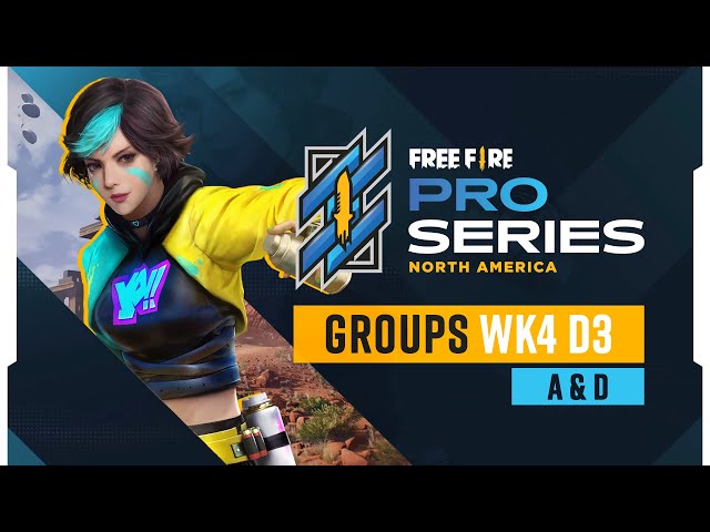 Group Stage - A & D 💥 [ Wk4  - Day 3 ] | Free Fire Pro Series for North America | #FFNA #FFPS