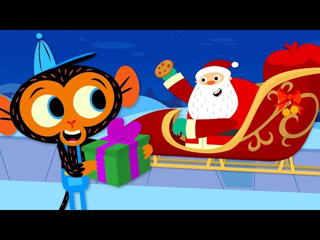 Santa's Sleigh Needs Major Repairs | Mr. Monkey, Monkey Mechanic | Full Episode