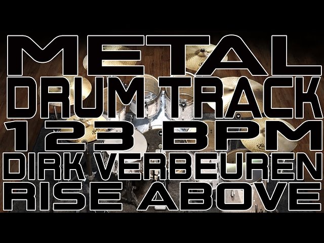 Metal Drum Track - 123 BPM - Rise Above