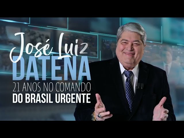 Brasil Urgente completa 21 anos sob o comando de Datena