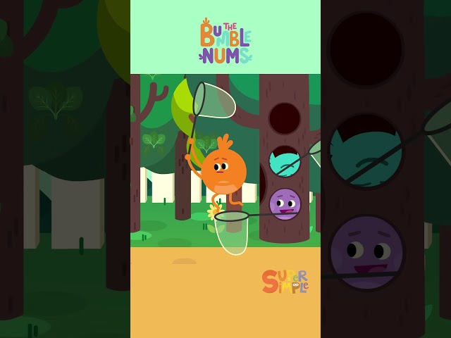 Swooping spinach is hard to catch! #bumblenums #shorts #supersimpletv
