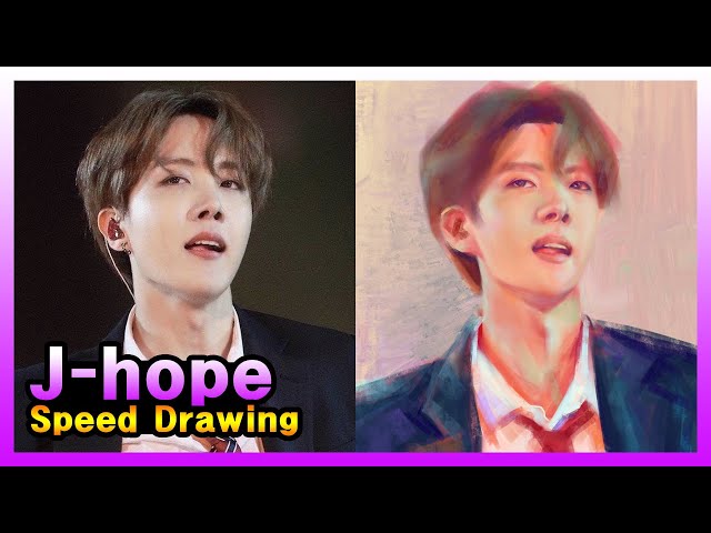 BTS Fan Art Speed Drawing - J-hope