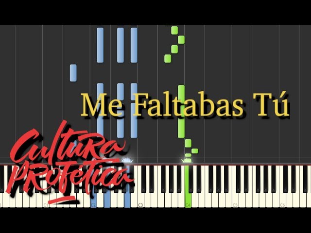 Me Faltabas Tú - Cultura Profética / Piano Tutorial / EA Music