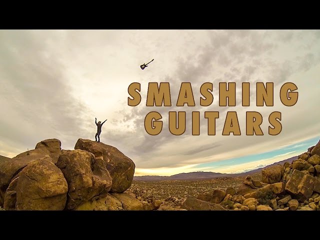 Smashing guitars/California/Vlog