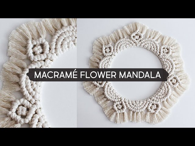 DIY Macramé Flower Mandala