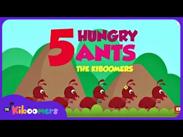 Five Hungry Ants - The Kiboomers Preschool Songs & Nursery Rhymes for Circle Time