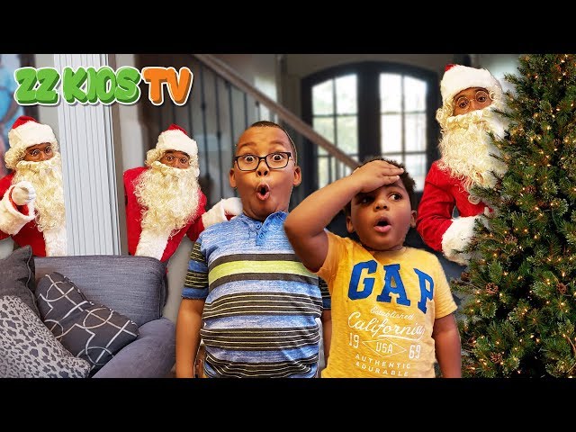 Where is Santa Clause? (Hide and Seek Christmas Game with The ZZ Kids)