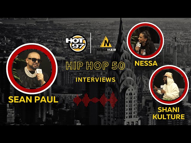 Sean Paul On Relationship w/ Hip Hop, Raps Slick Rick, + Talks New Music