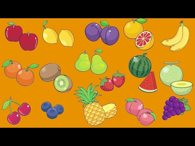 Learn Fruit Vocabulary | Talking Flashcards